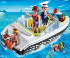 Playmobil dıştan takma motorlu tekne